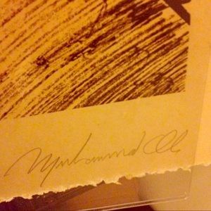 Muhammad Ali lithograph