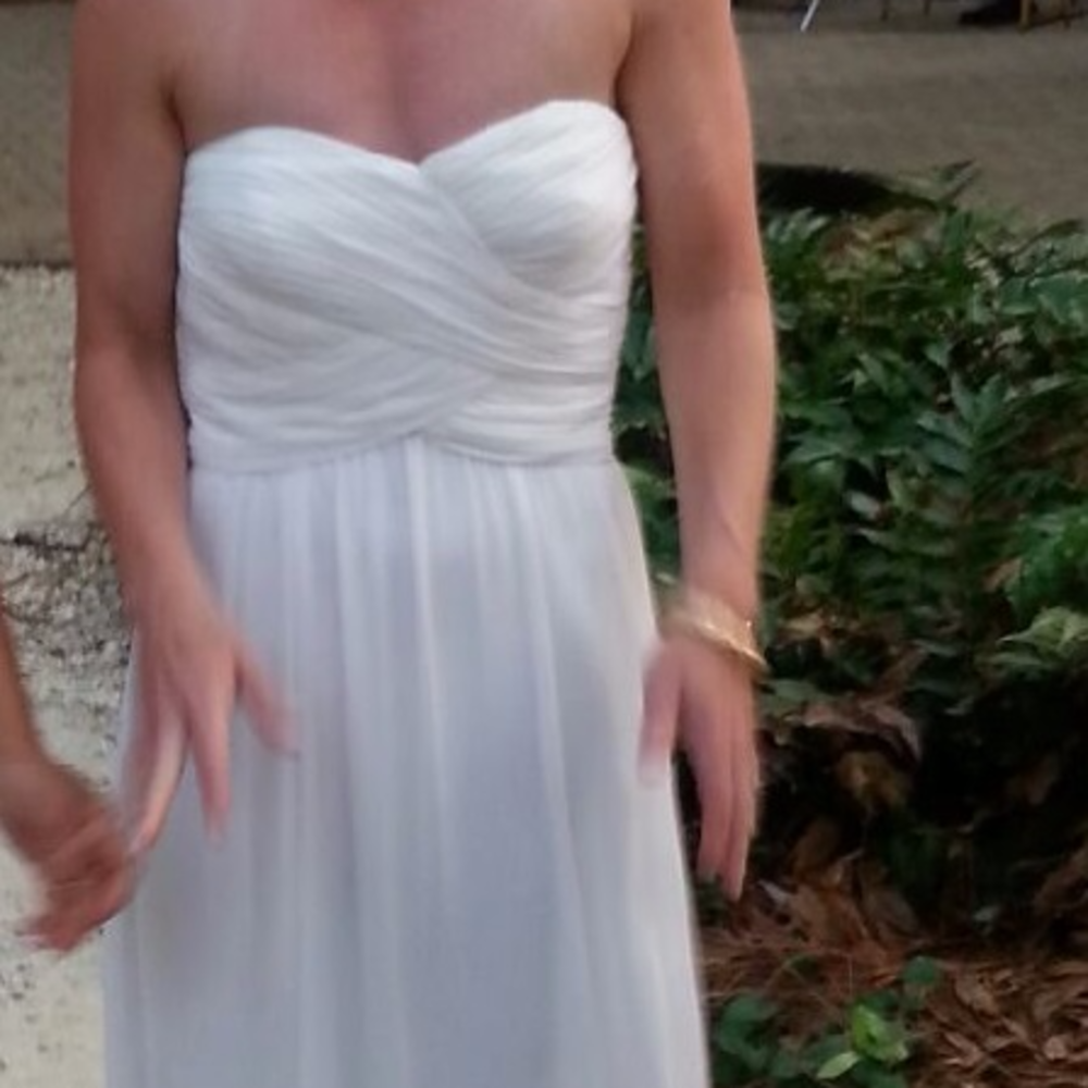 Grecian-Ethereal white gown