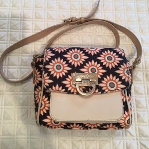 Spartina Purse :: Natural Linen & Genuine Leather