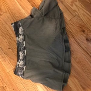 Size 6 Lululemon grey running skirt
