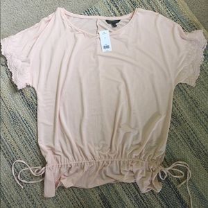 Blush pink blouse- Banana Republic