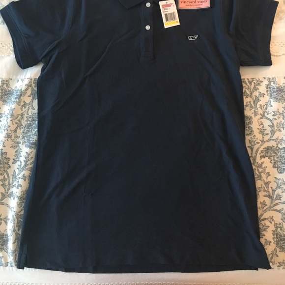 Navy blue vineyard vines shirt - Picture 2 of 3