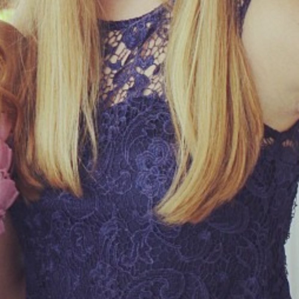 Navy cocktail dress
