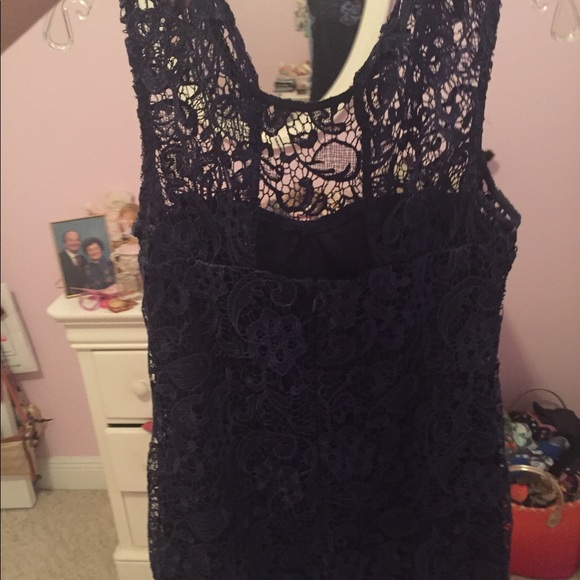 Navy cocktail dress - Picture 3 of 3