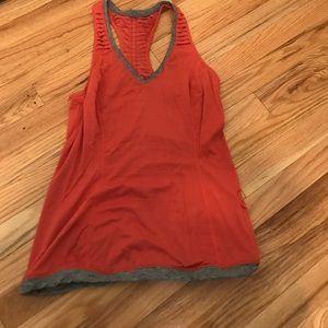 Size 6 Lululemon Orange Tank