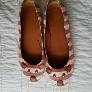 Marc by Marc Jacobs Mouse Striped Platform Flats