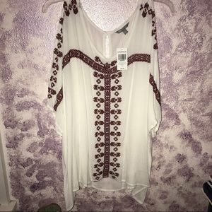 NEVER WORN! Cold shoulder top!