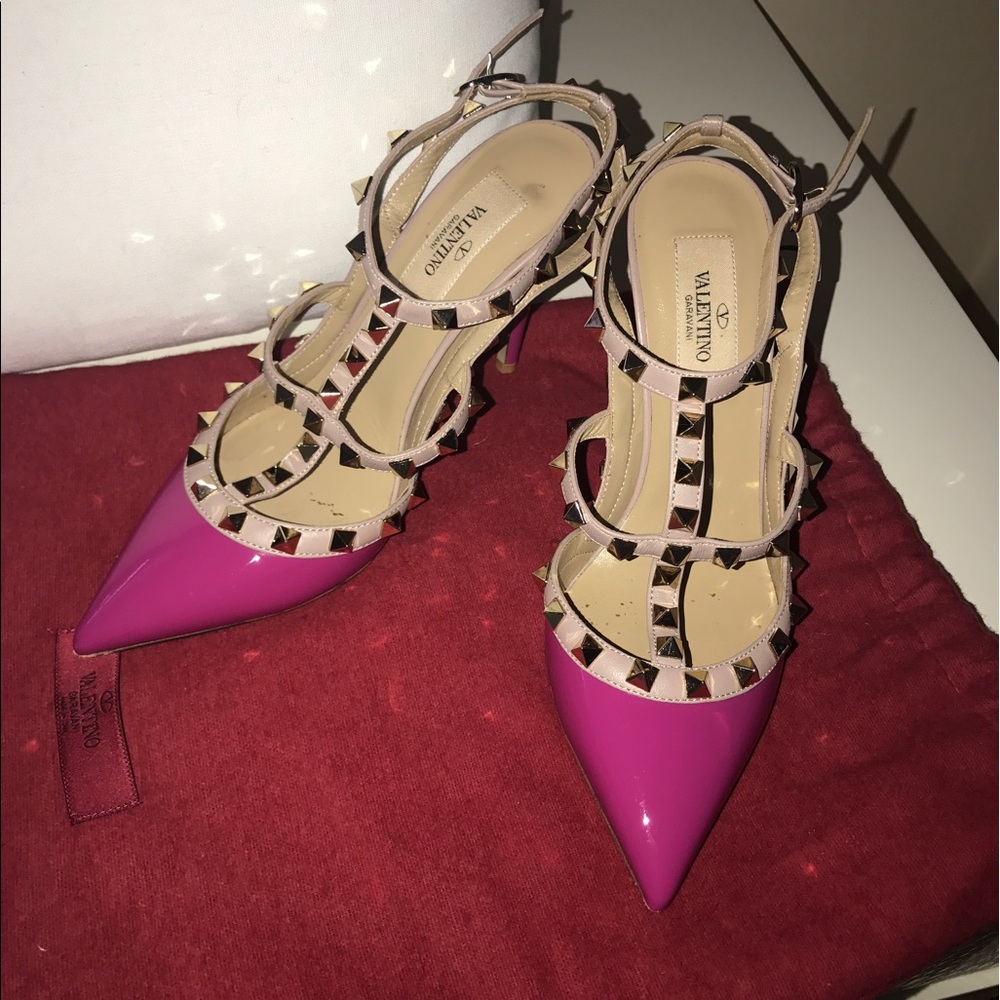 Valentino rock stud pumps
