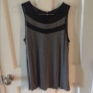 Banana Republic Black&Gray Fancy Tank