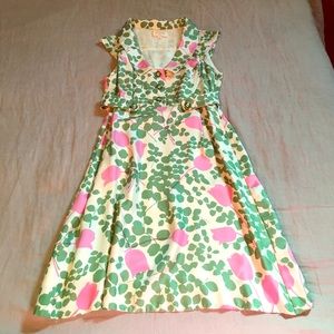 Anthropologie Moulinette Soeurs cap sleeve dress