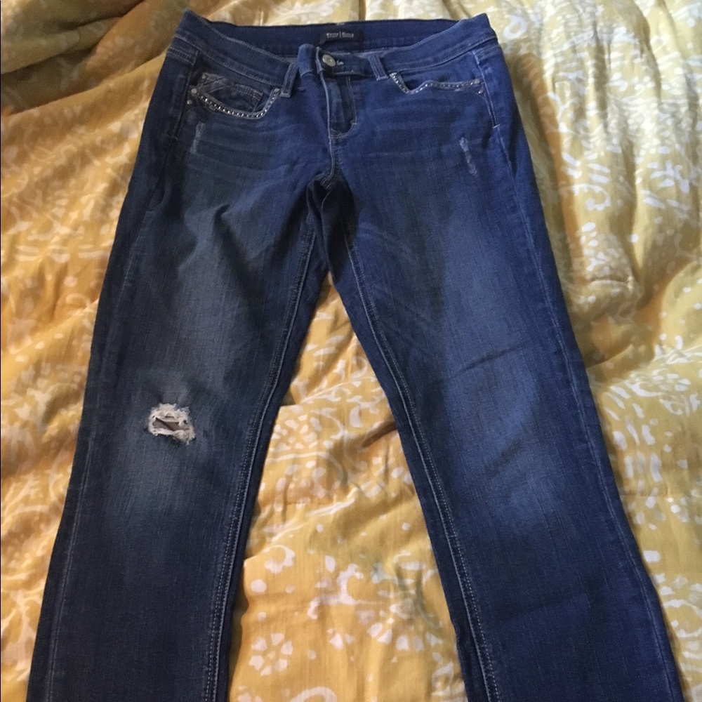 White House/ Black Market slim ankle jeans!