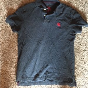 Men's Express grey polo