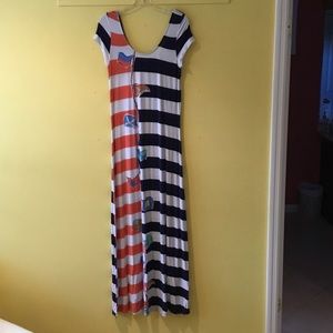 Lilly Pulitzer nautical maxi dress