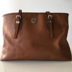 Dana Buchman tan tote bag