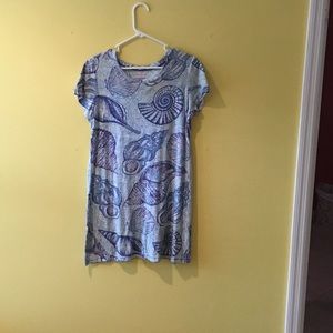 Lilly Pulitzer stuffed shells t-shirt dress