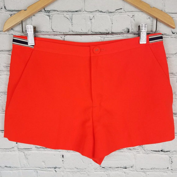 NWOT $140 Juicy Couture Neon Ultra Orange Shorts 4 - Picture 1 of 5