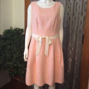 Aime Tweed Fit and Flair Dress