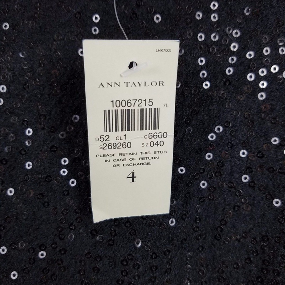 NWT Ann Taylor Small Sequin Mini Skirt - Picture 4 of 6