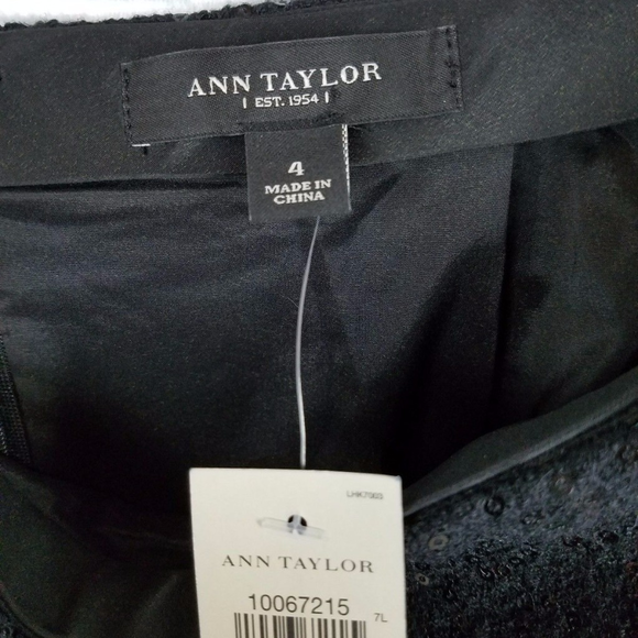 NWT Ann Taylor Small Sequin Mini Skirt - Picture 6 of 6