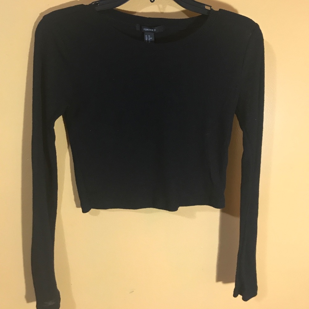 Black Forever 21 Crop