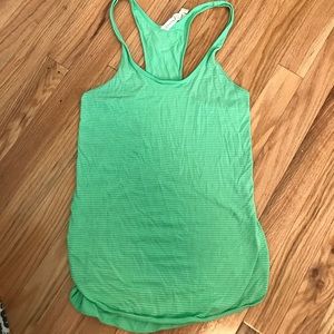Size two green Lululemon tank
