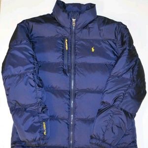 POLO RALPH LAUREN MENS  NAVY DOWN PUFFER JACKET
