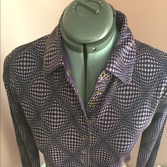 Purple Metallic Dress - Picture 2 of 3