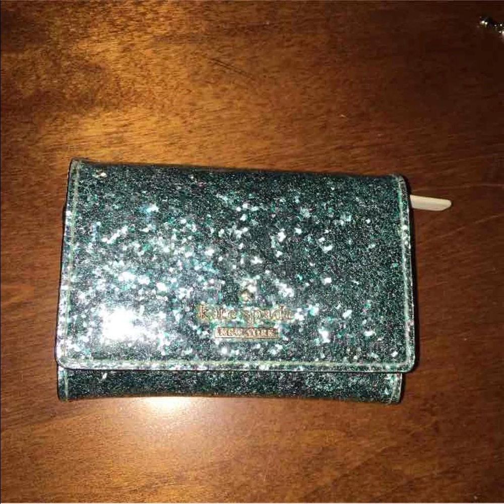Kate Spade Glitter bug keychain wallet