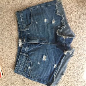 Free people denim shorts