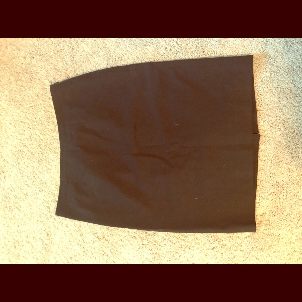Black pencil skirt