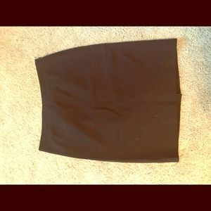 Black pencil skirt