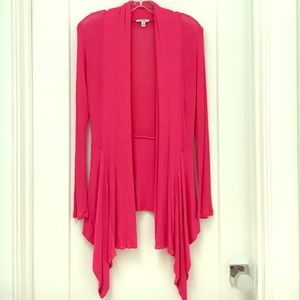 Cache lightweight "cardigan" sweater