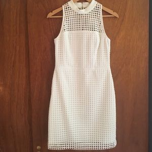 White cocktail dress