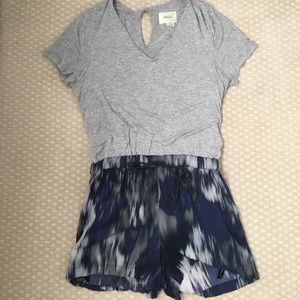Ikat Tee Shirt Romper