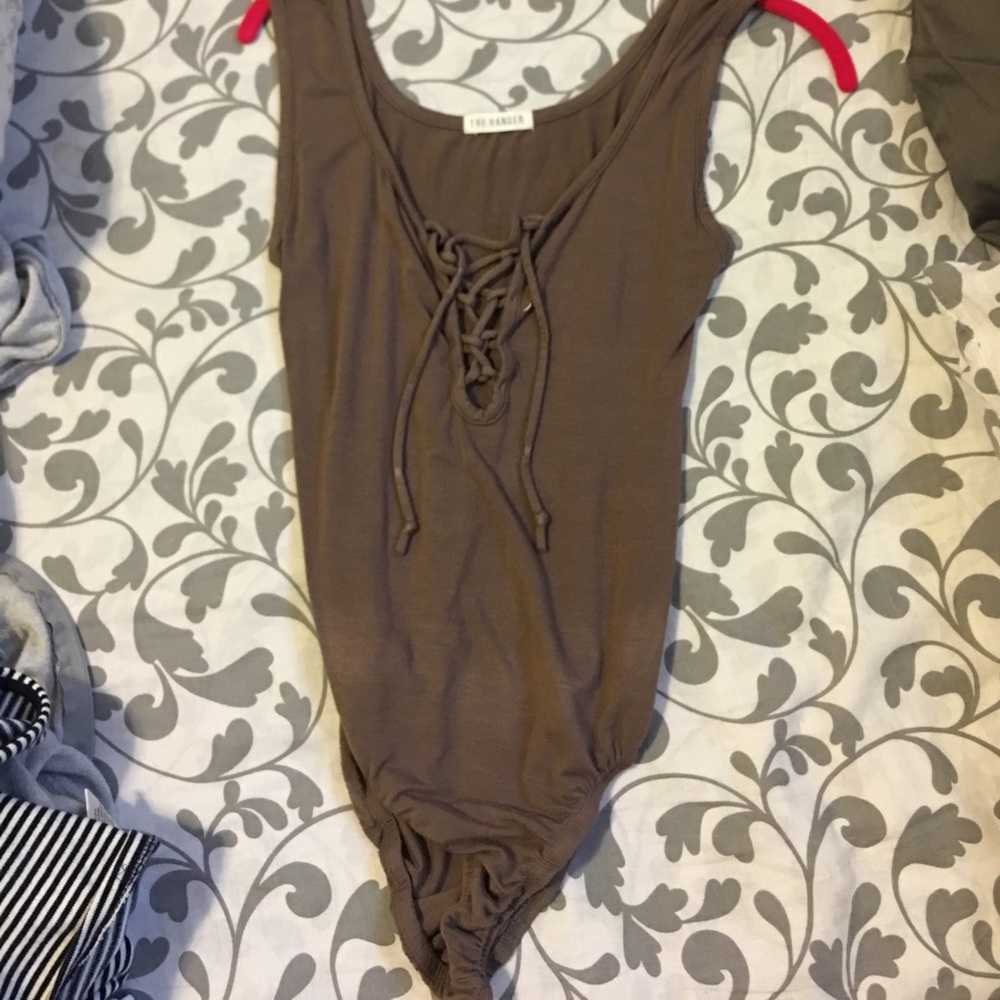 Tan leotard
