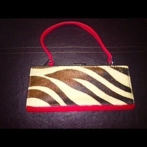 Red Zebra Purse