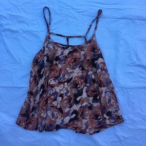 Strappy Floral Tank