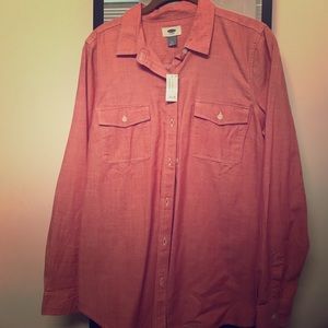 Red button up from Old Navy, Size M, NWT