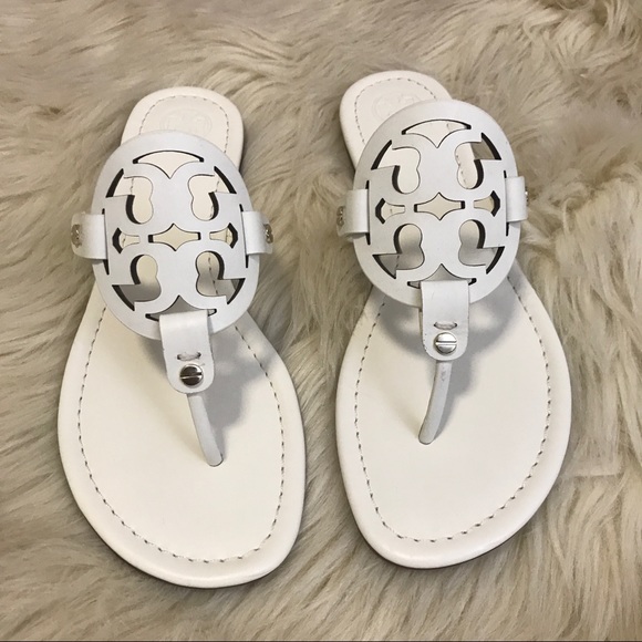 BNIB Tory Burch Miller Sandals in 'bleach' - Picture 3 of 5