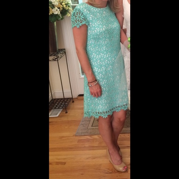 Mint Green Cynthia Steffe Lace dress - Picture 1 of 1