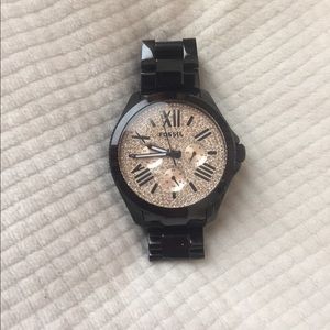 Fossil diamond watch