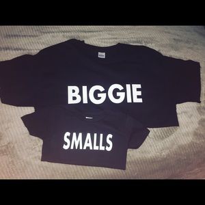 Biggie & smalls matching set.