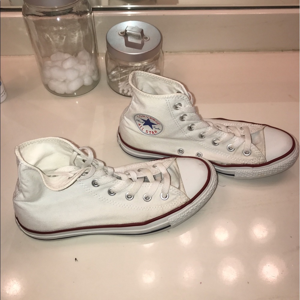 White high top converse