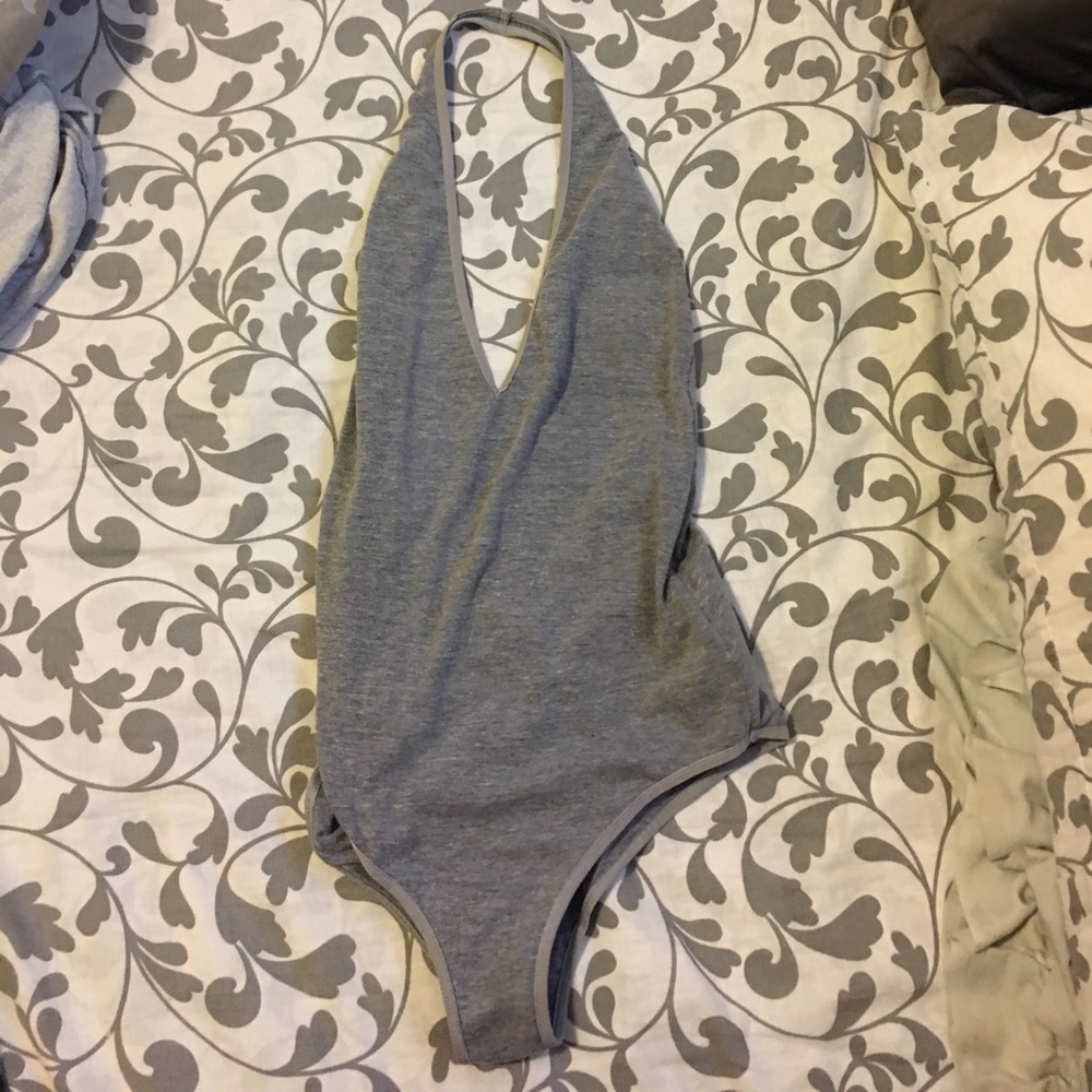 Grey leotard