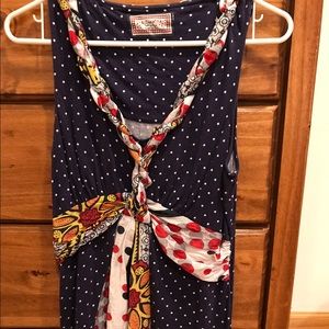 Anthropologie polka dot top. Hardly used like new