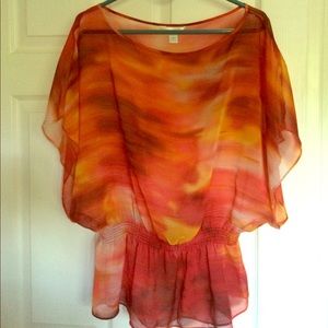 Flowy Sunset Top