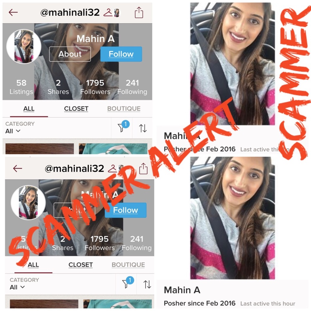 ❌@mahinali32❌ warning other poshers!! Not for sale