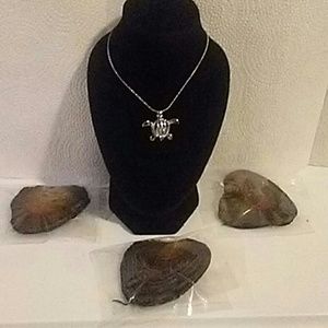 Brand new Turtle necklace .