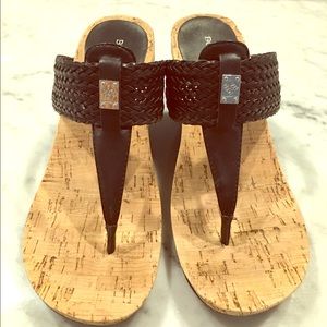 BCBG wedge sandals. MAKE an OFFER :)