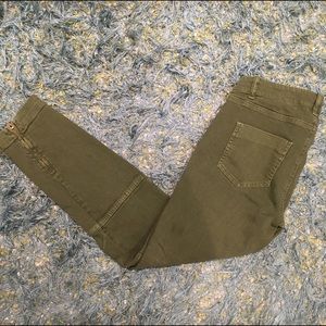 Nili Lotan Cropped Moto Pants